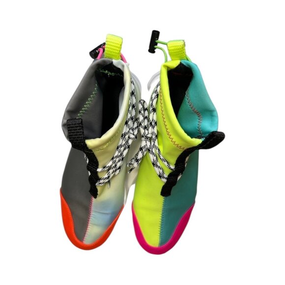 John Geiger What The 002 High Sneaker Size 6.5 Multicolor Streetwear Skater - Picture 7 of 10